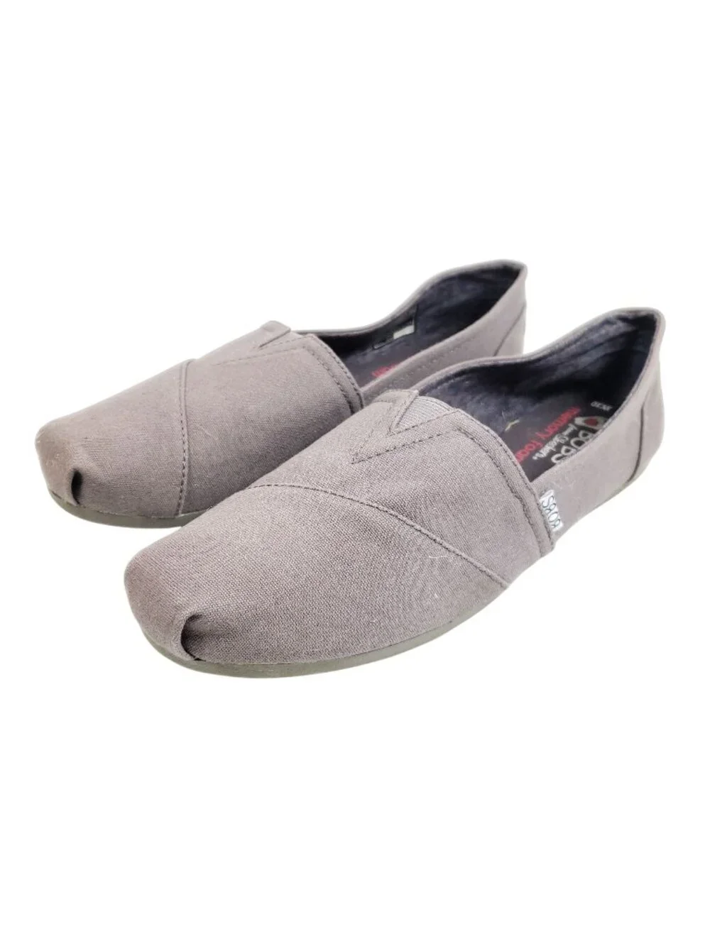 Bob's by Skechers Women's Size 10 Espadrilles Gray Canvas